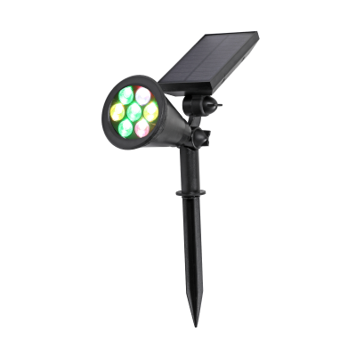 LEXRON Bahçe Armatürü, Solar Bahçe Armatürü, 7W Renkli Bahçe Armatürü
