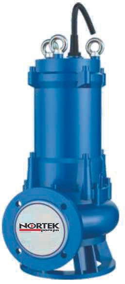 Nortek FAR 400 Açık Fanlı Döküm Pis Su Dalgıç Pompası 4 HP 380V
