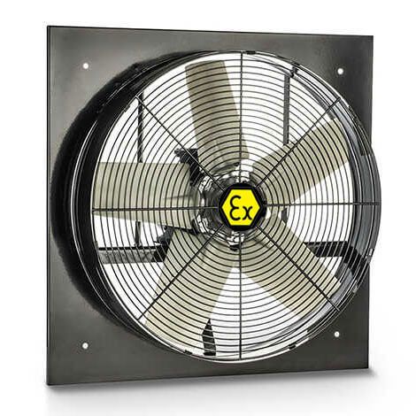 ATEX EF 700T Exproof Motorlu Duvar Tipi Aksiyel Fan 14000 m³/h 1405 RPM