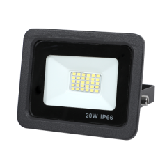 LEXRON Solar Projektör, Güneş Enerjili Projektör, 20W DC Projektör 12V/24V