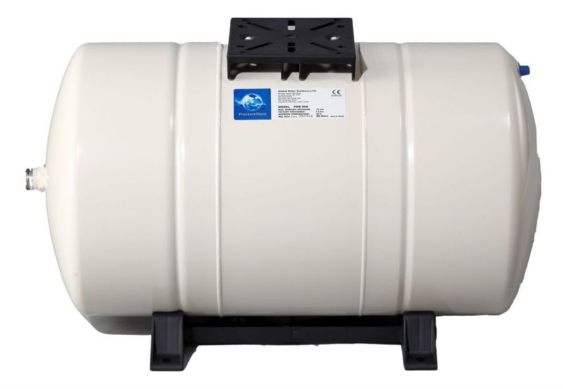 Global 80 Litre Yatay Ayaklı Patlamayan Genleşme Tankı 10 Bar 90 C1'' Bağlantı