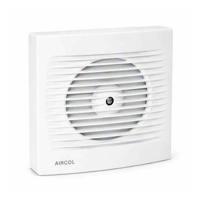 Aircol 150lik Panjurlu Tuvalet, Wc ve Banyo Fanı / Aspiratörü 300 m³/h - Aircol 150 MP