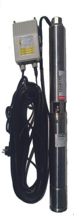 Nortek 4 PK 4-19 4" Çok Kademeli Paket Dalgıç Pompa 2 HP 220V