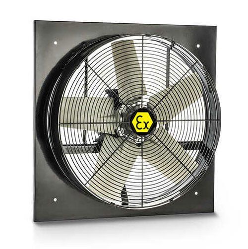 ATEX EF 600T Exproof Motorlu Duvar Tipi Aksiyel Fan 10500 m³/h 1405 RPM