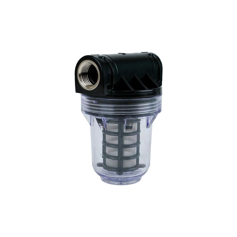 EuroFil 3'' Yıkanabilir Paslanmaz Mazot Süzme Filtresi 1/2 inc 100 Mikron