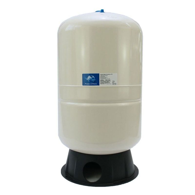 Global 100 Litre Dikey Ayaklı Patlamayan Genleşme Tankı 10 Bar 90 C1'' Bağlantı