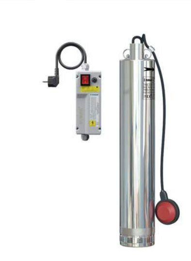 Sumak 5SDF9 5 inch Paslanmaz Keson Kuyu Pompası Monofaze (220V) 1.5HP Flatörlü