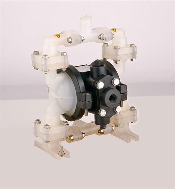 Huge Pump HP02 Plastik PVDF Gövdeli Diyaframlı Havalı Pompa 15 Litre/Dakika 7 Bar 1/4''