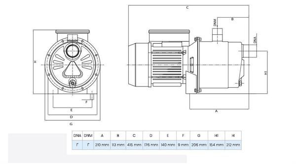 Wilo Jet SPS 4-44 Paslanmaz Gövdeli Kendinden Emişli Jet Pompa 1 Hp 44 mss 5 m³/h