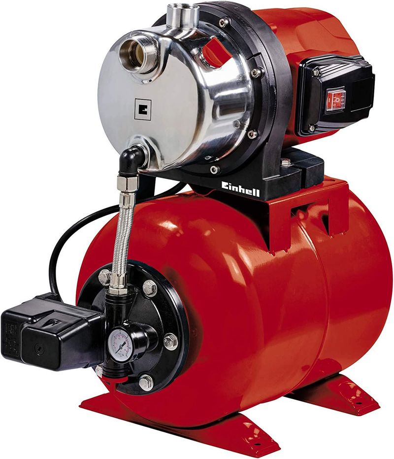 Einhell GC-WW 1046 N İnox Gövdeli Paket Hidrofor 20 Lt 4.8 Bar 4.6 m³/h