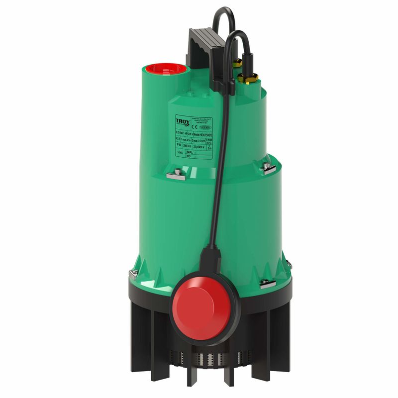 Troy HDK 1500/2 Temiz Su Dalgıç Pompa Monofaze (220V) 750 Watt