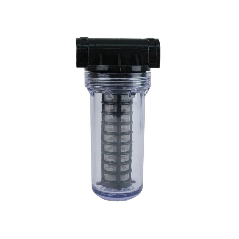 EuroFil 5'' Yıkanabilir Paslanmaz Mazot Süzme Filtresi 1/2 inc 100 Mikron