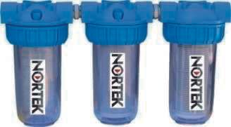Nortek 10" Üçlü Filtre Seti (Yıkanabilir + Silifoz + Aktif Karbon)