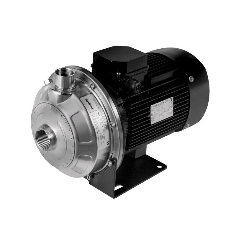 Hydroo MXO 35/2.2 Komple Paslanmaz AISI304 Açık Fanlı Santrifüj Pompa Trifaze 3 Hp 15 mss 50 m³/h