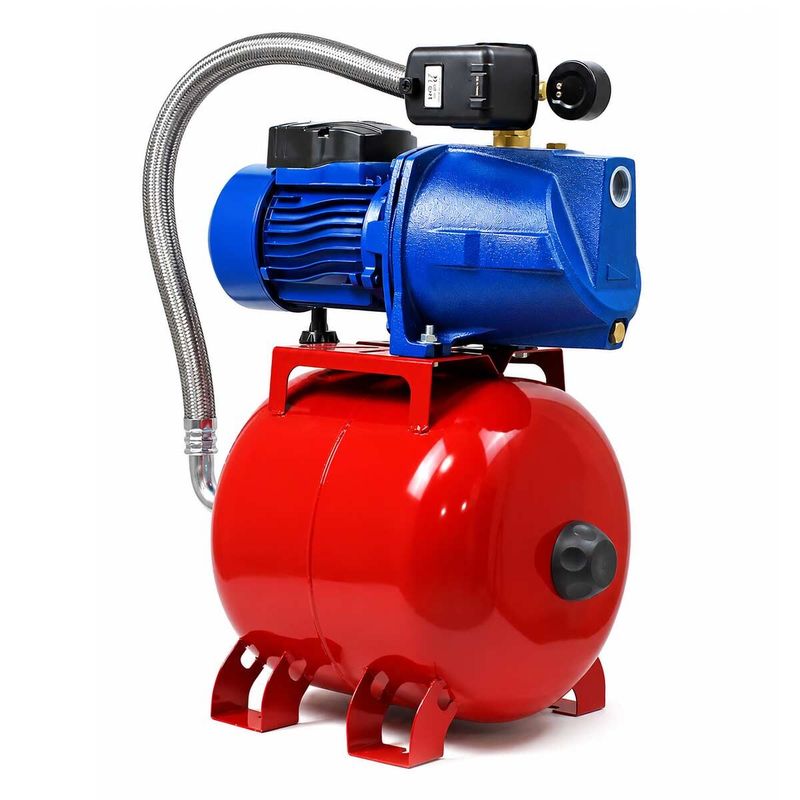 Winpo WNP 100 4 Kat 4 Daire Hidrofor, 24 Litre Yatay Tanklı Hidrofor, Ev Tipi Hidrofor