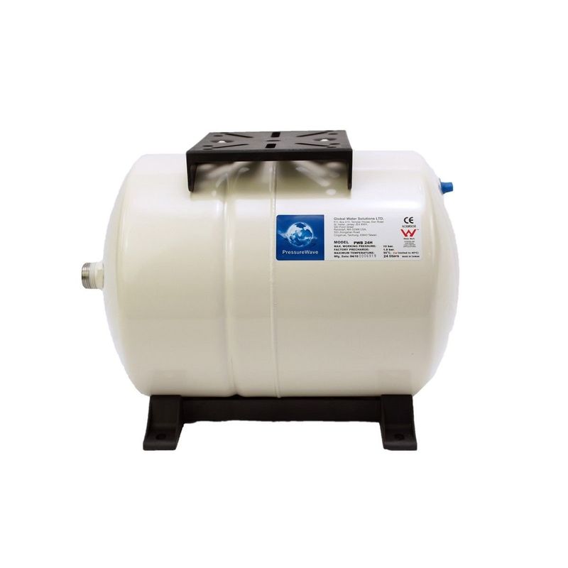 Global 24 Litre Yatay Ayaklı Patlamaz Genleşme Tankı 10 Bar 90 C1'' Bağlantı