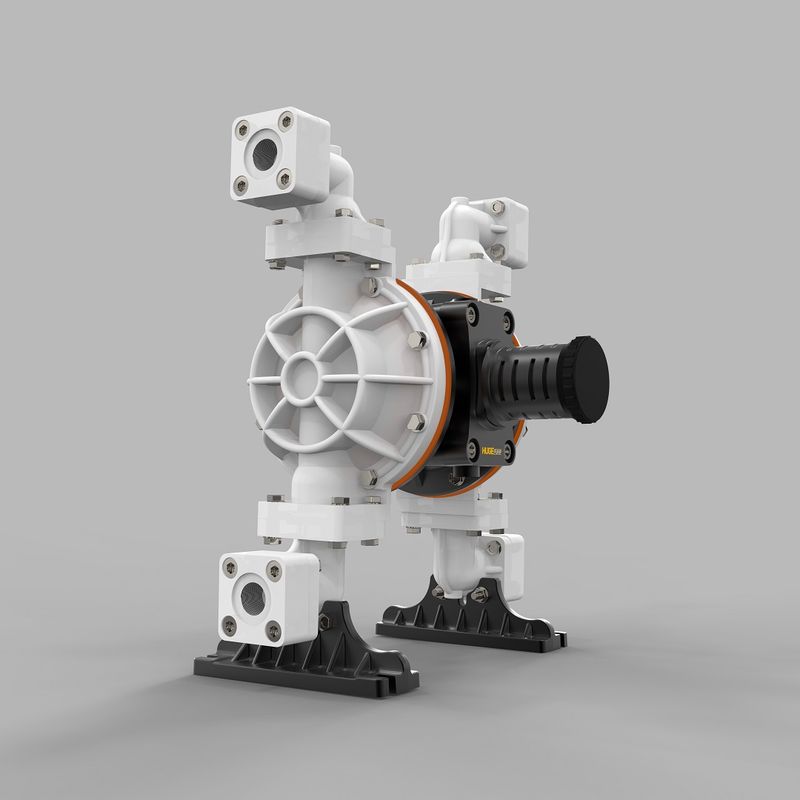 Huge Pump HP10 Çift Giriş Çıkışlı Plastik Gövdeli Havalı Diyaframlı Pompa 150 L/dk 1"