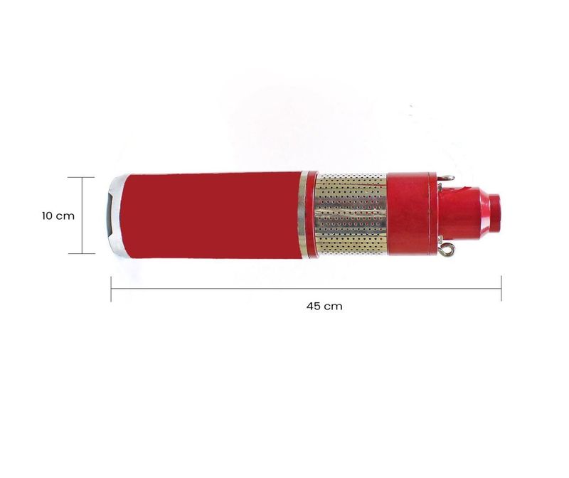 12 Volt Dc Solar Güneş Enerjili Dalgıç Pompa 200 Watt 20 Metre Kablolu 25 Mss 2 m³/h