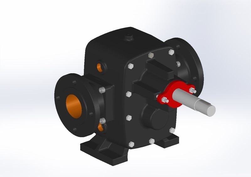 Huge Pump DT-300 Helis Dişli Pompa Yumuşak Salmastralı Flanşlı 50 m³/h