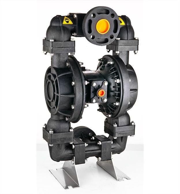 Huge Pump HP20 Plastik PVDF Gövdeli Diyaframlı Havalı Pompa 560 Litre/Dakika 7 Bar 2''