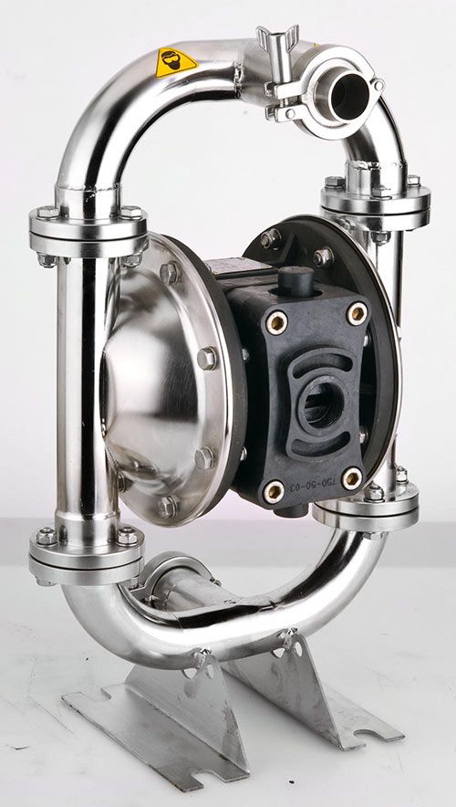 Huge Pump HP10 Hijyenik Havalı Diyaframlı Pompa 150 L/dk 1"
