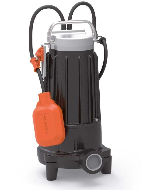 Pedrollo TRm 0.75 Parçalayıcı Bıçaklı (Öğütücülü) Foseptik Dalgıç Pompa Monofaze (220V) 16,5 mss 7.5 m³/h