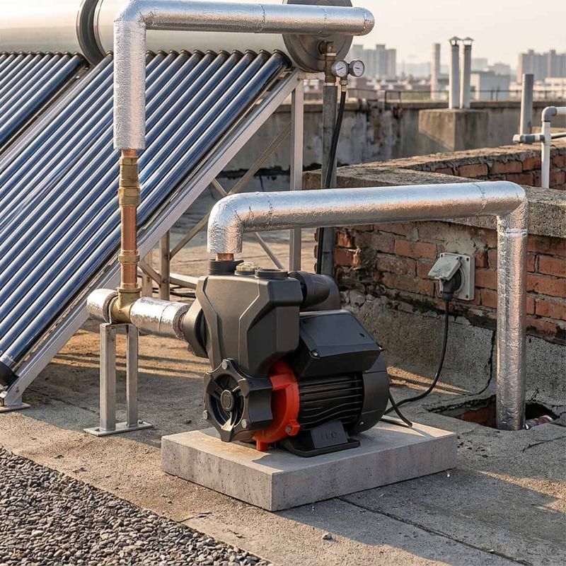 LEO APSm13AT Sıcak Su Hidroforu, Güneş Enerji Pompası 0.17 HP - 1 Kat 1 Daire
