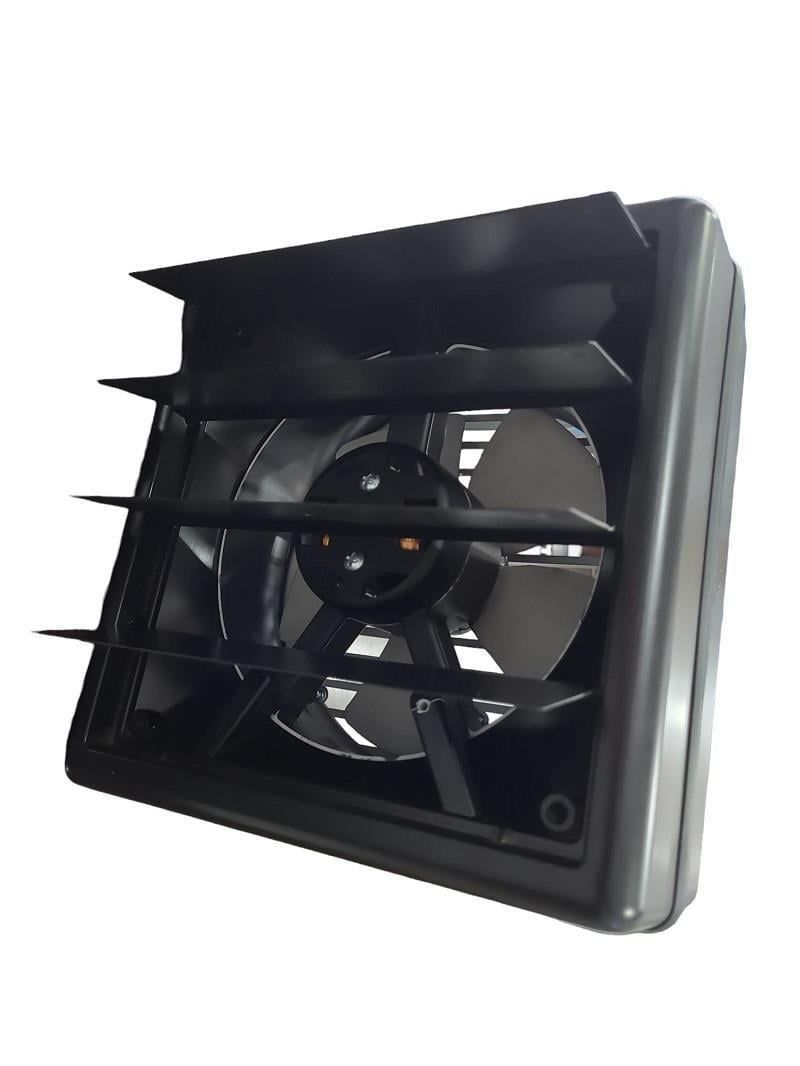 AIRCOL 150C OP Siyah Cam ve Duvar Tipi Aksiyel Fan