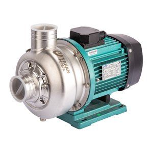 Varan DWK150T Açık Çarklı Komple Paslanmaz AISI 316 Santrifüj Pompa Trifaze 1.5 Hp 12 mss 35 m³/h