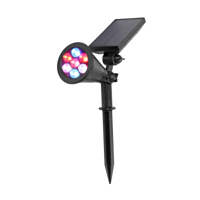 LEXRON Bahçe Armatürü, Solar Bahçe Armatürü, 7W Renkli Bahçe Armatürü