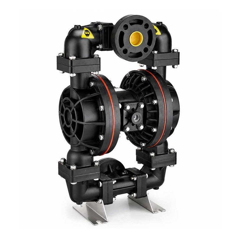 Huge Pump-Günalsan HP15 Plastik Polipropilen Gövdeli Diyaframlı Havalı Pompa 400 Litre/Dakika 7 Bar 1½ inch Neoprene