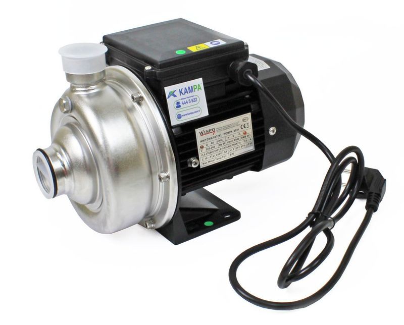 Winpo DWK 037 Paslanmaz Gövdeli Kimyasal, Asit Pompası 0.5 Hp 220 Volt Aisi-304