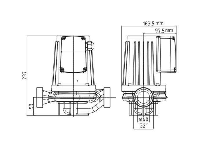 Taifu GRS 32/12-M Sirkülasyon Pompası 370 W 2"