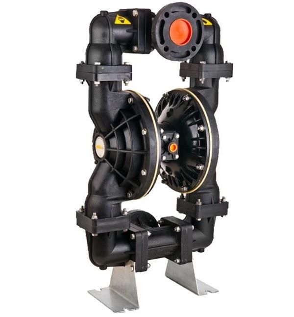 Huge Pump-Günalsan HP30 Plastik PVDF Gövdeli Havalı Diyaframlı Pompa 890 Litre/Dakika 7 Bar 3''