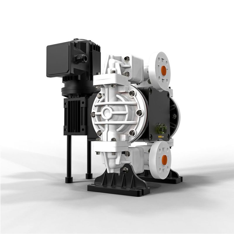 Huge Pump HP05 Plastik Gövdeli Elektrikli Diyaframlı Pompa 20 Litre/Dakika 2 Bar 3/4 inch Teflon - 220V