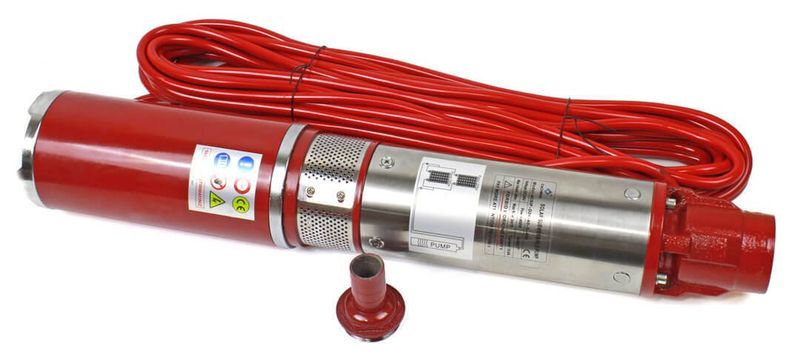 12 Volt Dc Solar Güneş Enerjili Kademeli Dalgıç Pompa 23 Mss 2.30 m³/h 200 Watt