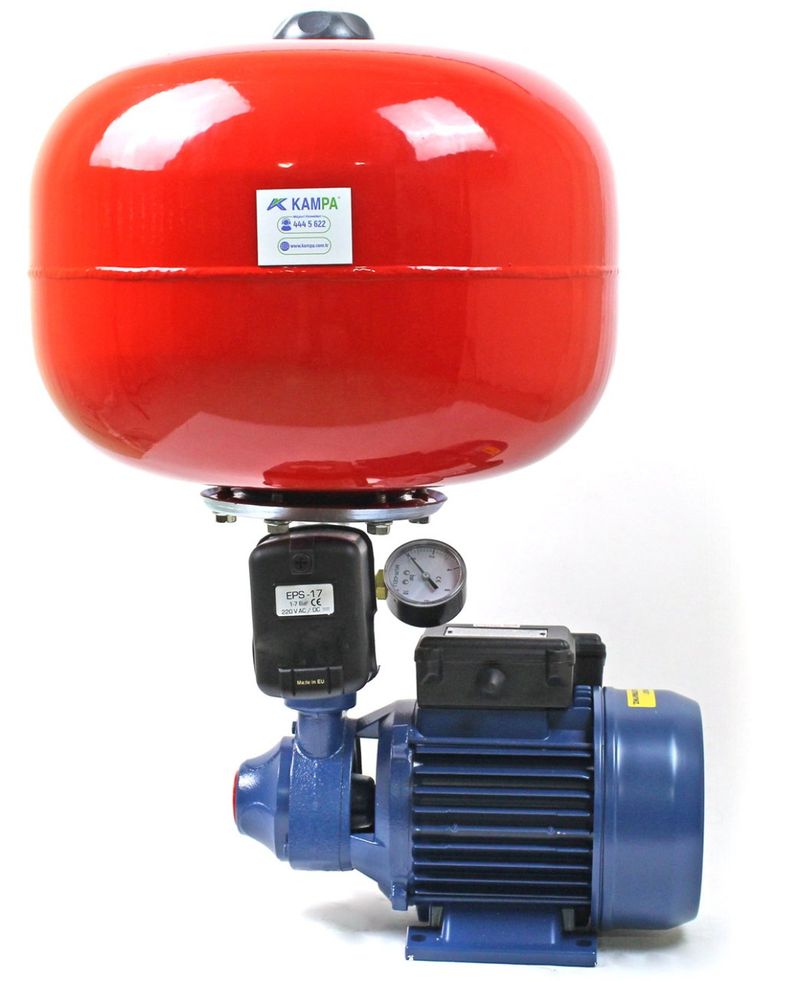 Sumak SM 10 4 Kat 4 Daire Ev ve Bahçe Hidroforu 24 Litre Tanklı