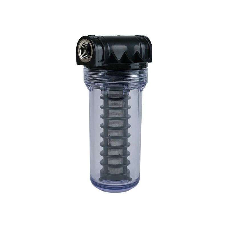 EuroFil 5'' Yıkanabilir Paslanmaz Mazot Süzme Filtresi 1/2 inc 100 Mikron