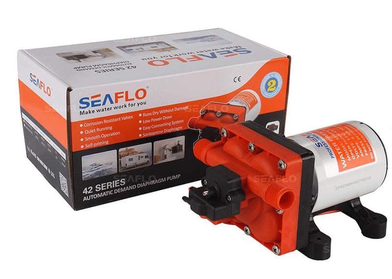 Seaflo SFDP2-050-055-42 Karavan, Tekne Hidroforu 24 Volt 18.9 lt/dak 55 Psi 3.7 Bar