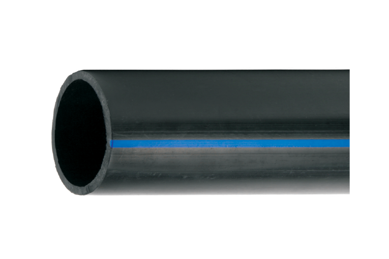 PE100 Hdpe Sert Polieten Basınçlı Boru 50 Metre 10 Bar 90mm
