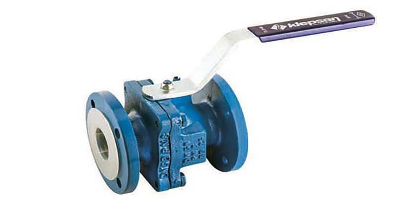 Klepsan PN 6 Tam Geçişli GG 25 Küresel Vana (2 Parçalı) DN 40 1.1/2''
