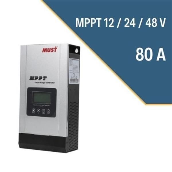 LEXRON 80A MPPT Güneş Enerjisi Şarj Kontrol Cihazı, Solar Şarj Kontrol Cihazı