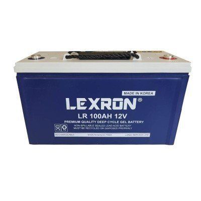 LEXRON Jel Akü, Güneş Enerji Aküsü, Solar Jel Akü, 100AH Jel Akü K