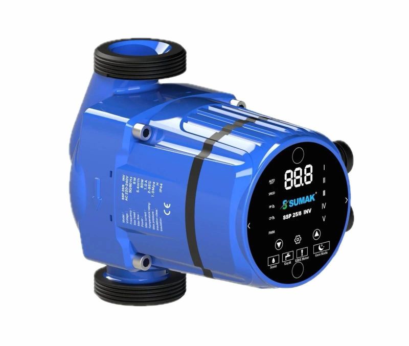 Sumak SSP 25/10-180 INV Frekans Konvertörlü Sirkülasyon Pompası 10 mss 7.2 m3/h