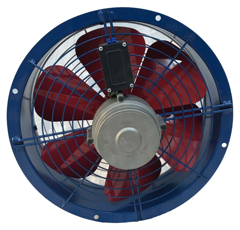 Modern Teknik 25 cm 380V AksiyelBaca ve Duvar Aspiratörü 3000 m³/h 3000 RPM