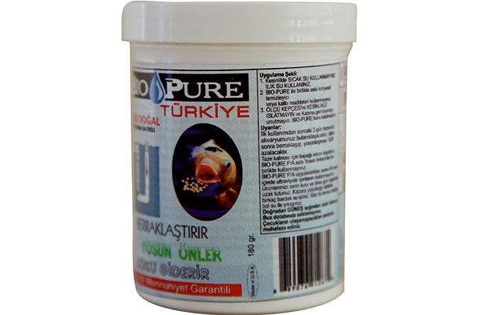 Bio Pure 180 Gram Su Berraklaştırma, Yosun Önleyici ve Koku Giderici Bakteri