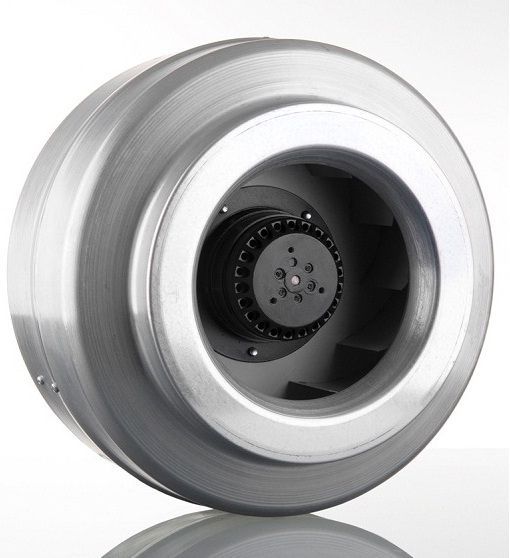 Dündar CK12-E1 Kanal Tipi Metal Radyal Yuvarlak Fan 350 m³ 2650 RPM