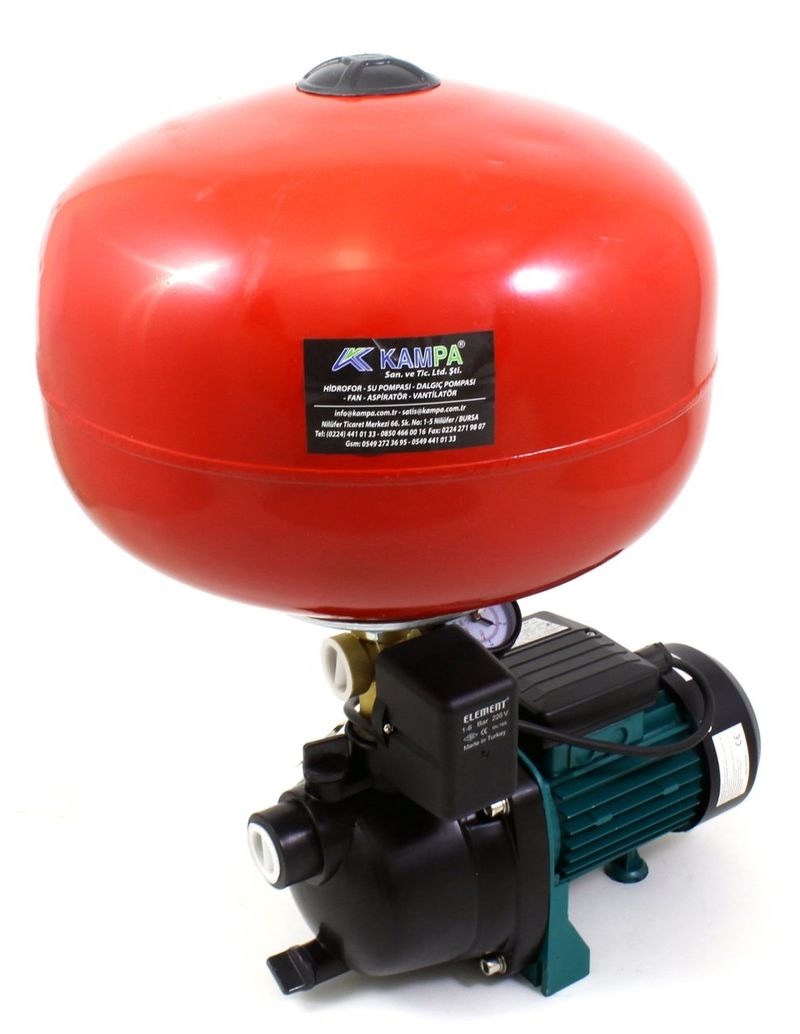Ulusu JSPM600-H Jet Hidrofor 3 Kat 3 Daire 24 Litre Küre Tanklı