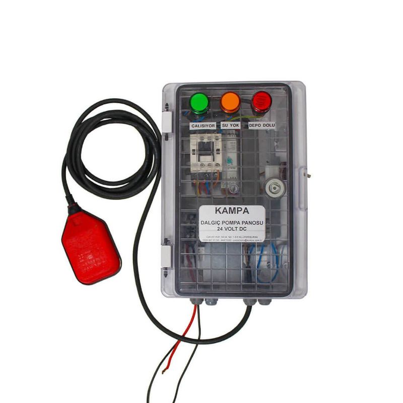 24 Volt Dc Dalgıç Pompa Koruma Kontrol Panosu