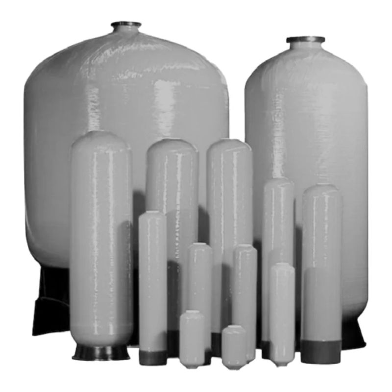 Filtek FRP Tank, 8" x 17", Threaded Top Opening, 2 1/2"